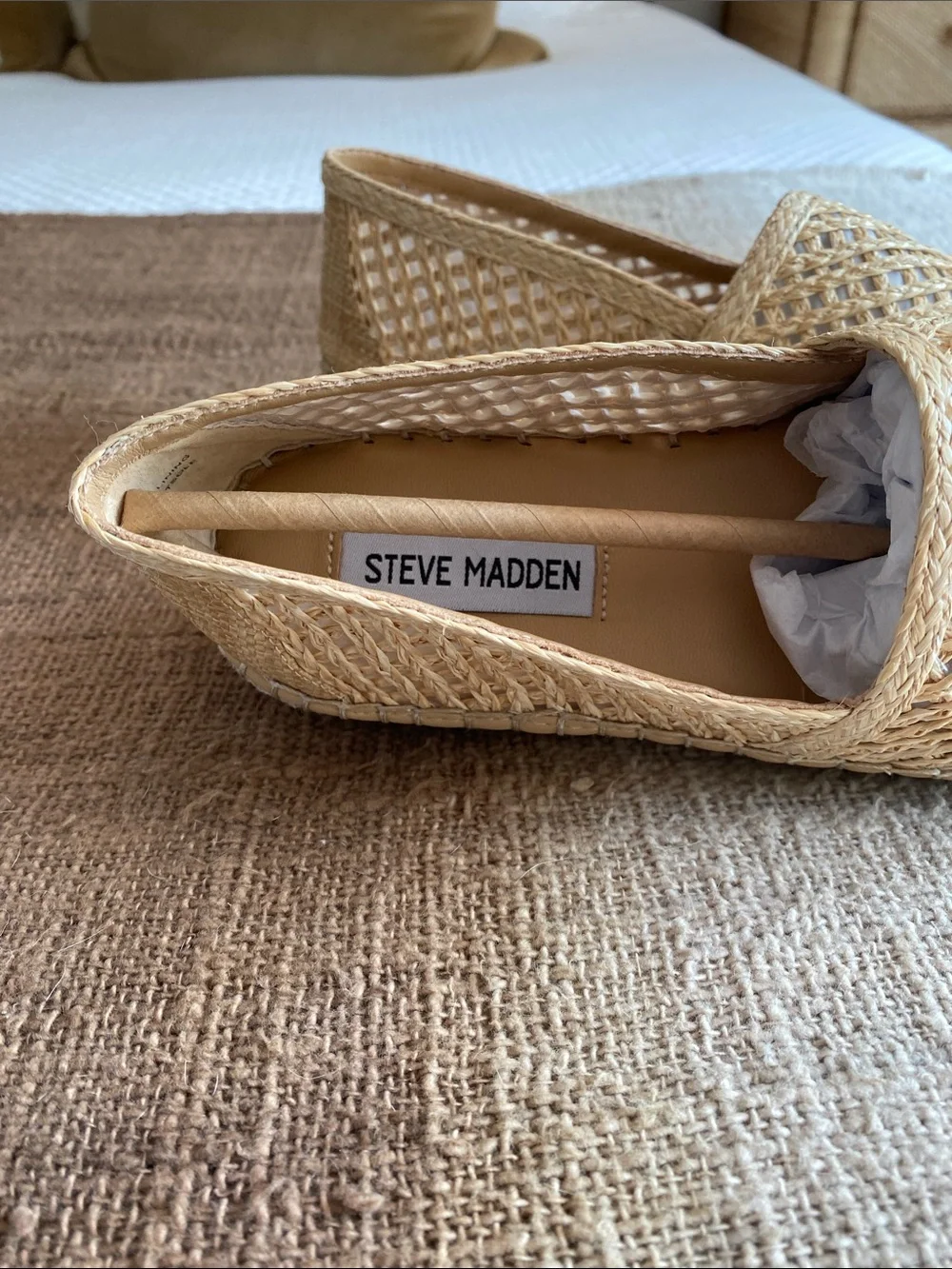 Steve Madden Raffia Espadrilles 7M NEW